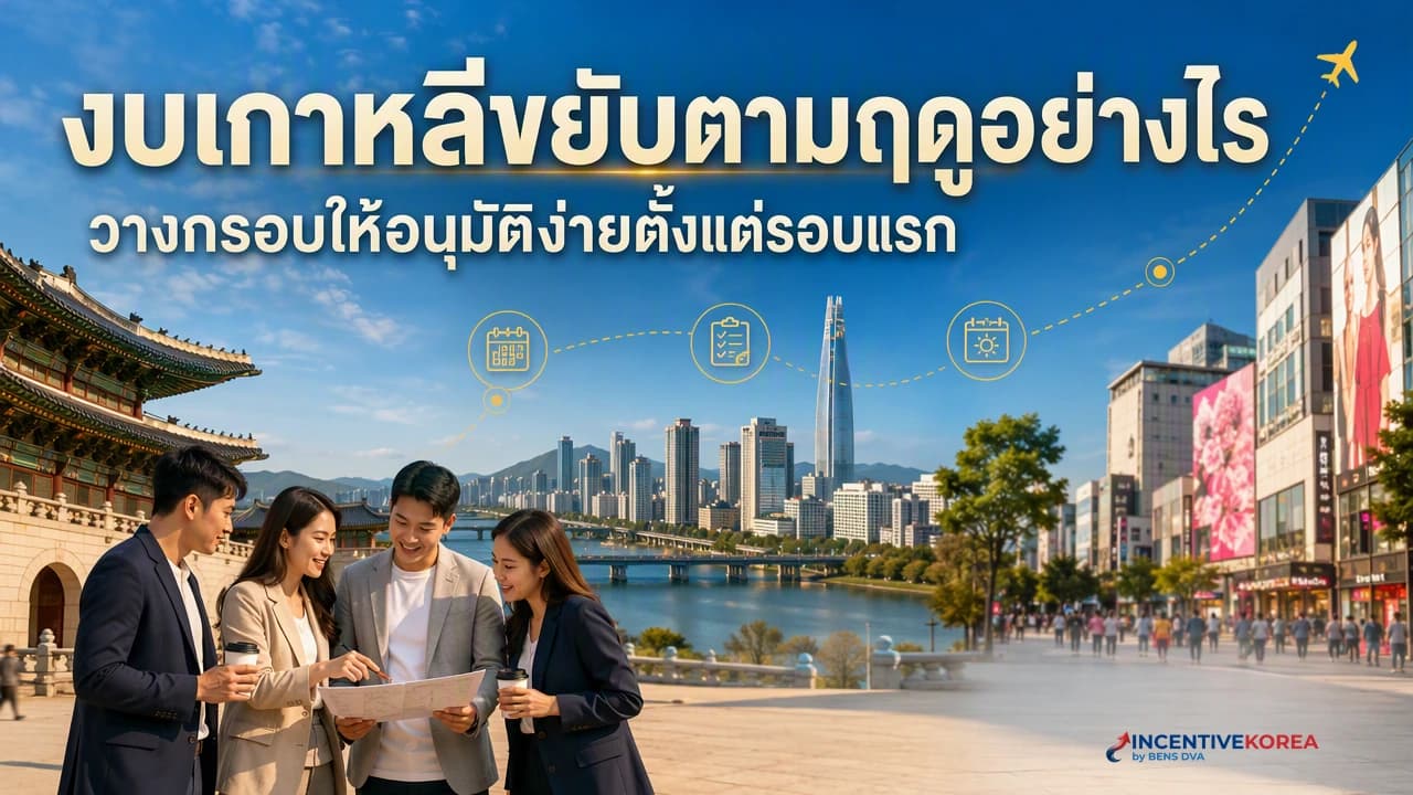 เที่ยวเกาหลีใช้เงินเท่าไหร่ งบต่อคนแต่ละฤดูและวิธีคุมงบ